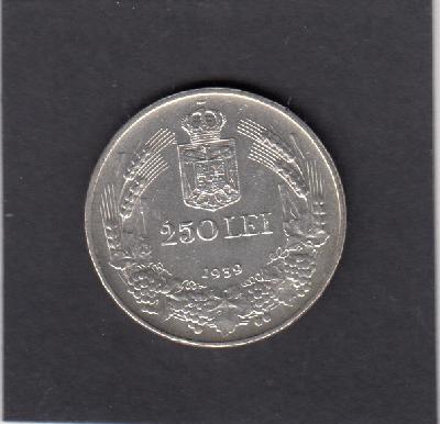 Beschrijving: 250 Lei CAROL II  rare